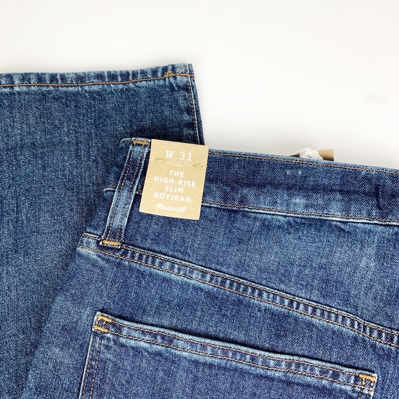 NEW Madewell High-Rise Slim Boyjean: Eco Edition - Picture 12 of 12